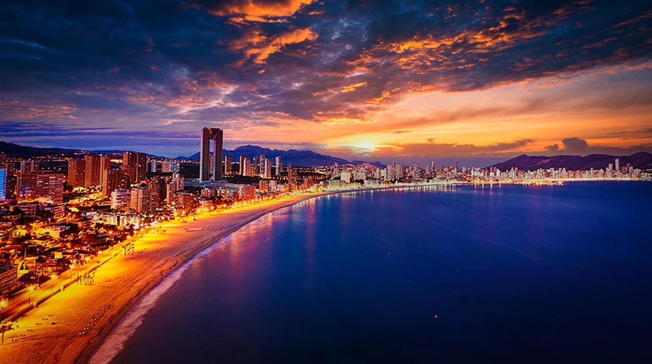 Beautiful Apartment Near Beach With Panoramic Sea-View Benidorm Exterior photo